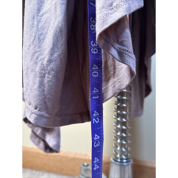 NWT Three Bird Nest Skirt Large Tan Boho Asymmetrical Ruffle Made USA Festival - Picture 6 of 11